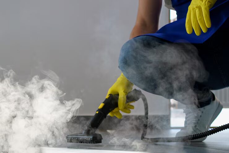 Steam Cleaning Carpet
